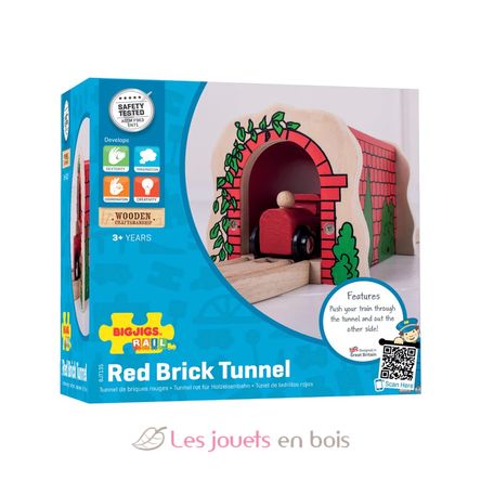 Tunnel mattoni rossi BJT135 Bigjigs Toys 3