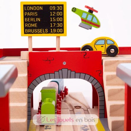 Grande stazione centrale BJT272 Bigjigs Toys 4