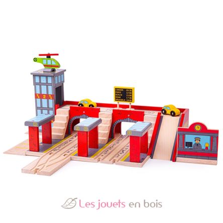 Grande stazione centrale BJT272 Bigjigs Toys 1