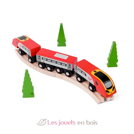 Trenino Virgin Pendolino BJT461 Bigjigs Toys 8