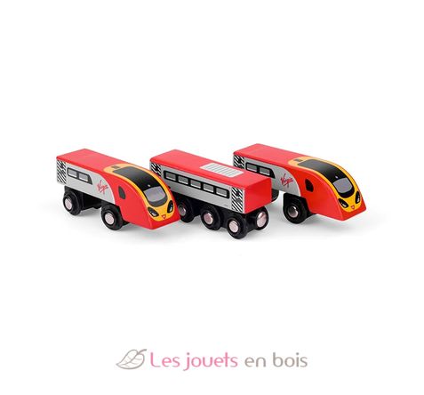 Trenino Virgin Pendolino BJT461 Bigjigs Toys 3