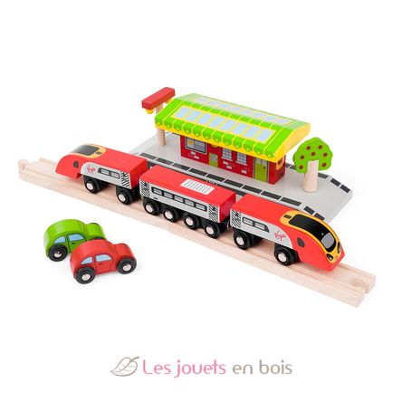 Trenino Virgin Pendolino BJT461 Bigjigs Toys 5