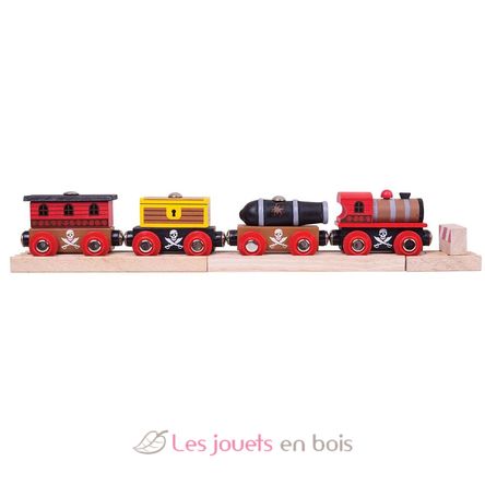 Treno dei Pirati BJT473 Bigjigs Toys 3