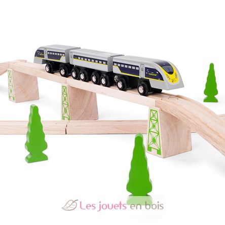 Trenino Eurostar e320 BJT476 Bigjigs Toys 8