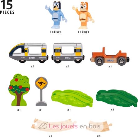 Circuito ferroviario Bluey BR36144 Brio 4