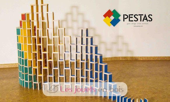 Confezione da 500 pezzi di domino Pestas PE-500Pcube Pestas 7