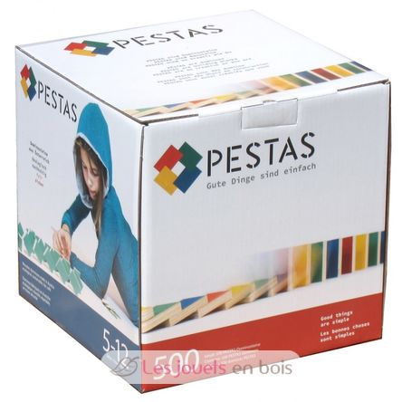Confezione da 500 pezzi di domino Pestas PE-500Pcube Pestas 8