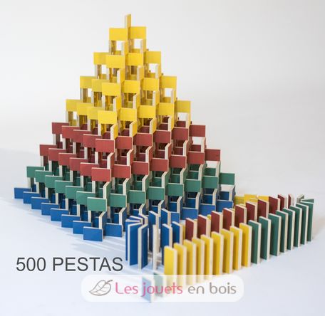 Confezione da 500 pezzi di domino Pestas PE-500Pcube Pestas 2