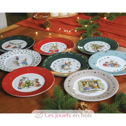 Piatto Peter Rabbit Natalizi 20 cm PJ-BP927N Petit Jour 3