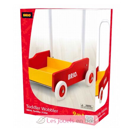 Carrello da passeggio rosso e giallo BR31350-2219 Brio 3