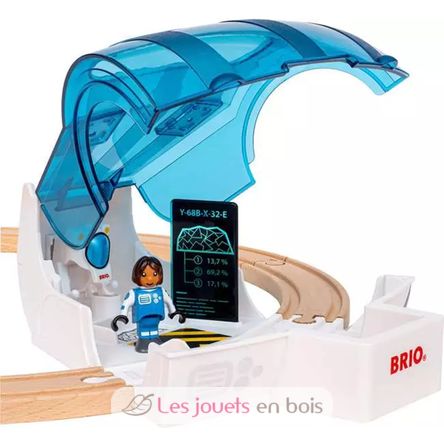 Set trenino Stazione spaziale BR36155 Brio 3