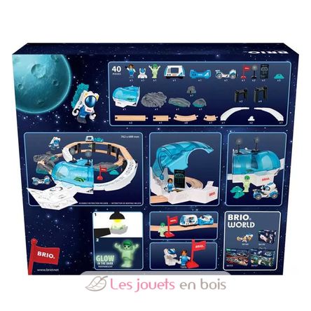 Set trenino Stazione spaziale BR36155 Brio 6