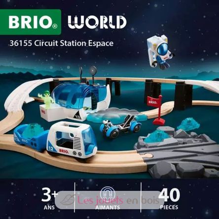 Set trenino Stazione spaziale BR36155 Brio 7