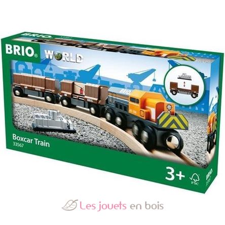Treno merci container BR-33657 Brio 1