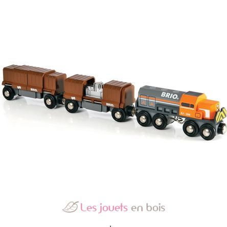 Treno merci container BR-33657 Brio 2