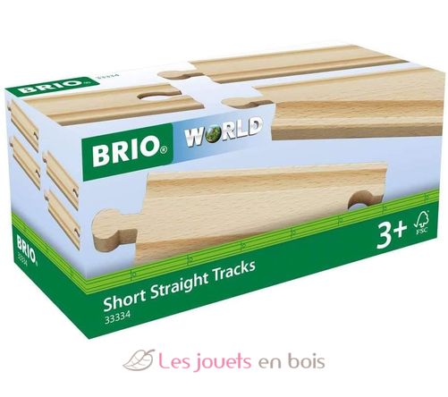 Binari dritti corti 108 mm BR-33334 Brio 1