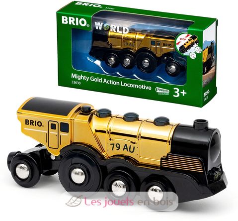 Locomotiva d'oro multifunzione BR-33630 Brio 1