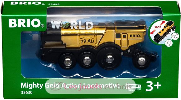 Locomotiva d'oro multifunzione BR-33630 Brio 2