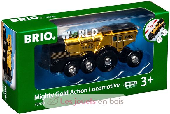 Locomotiva d'oro multifunzione BR-33630 Brio 3