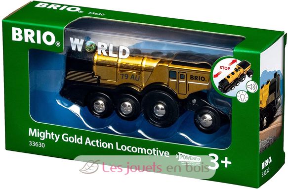 Locomotiva d'oro multifunzione BR-33630 Brio 4