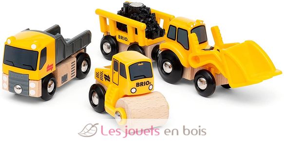 Set di 3 macchine da costruzione BR-33658 Brio 8