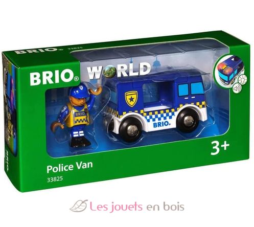 Camion della polizia - Suoni e luci BR-33825 Brio 5