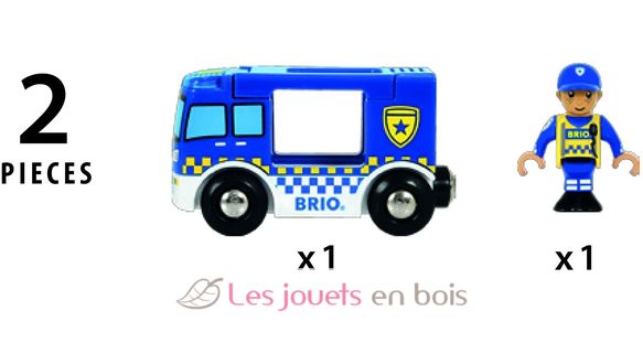 Camion della polizia - Suoni e luci BR-33825 Brio 4