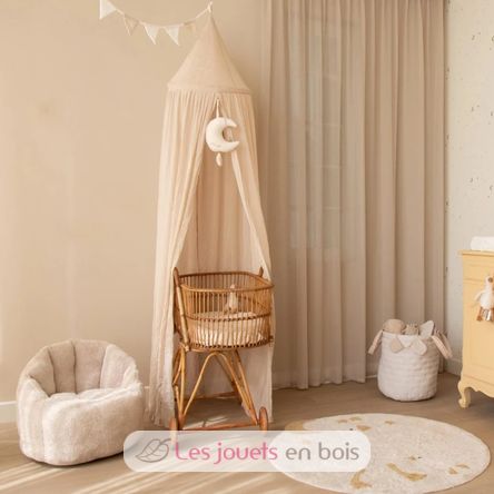 Baldacchino di cotone pure beige LD-CA30125040 Little Dutch 2