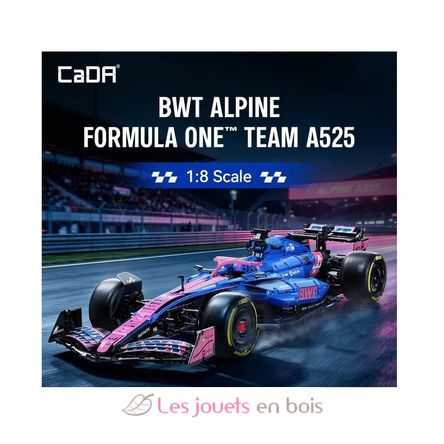 Auto BWT Alpine F1 Team A525 2173 pezzi C64012W CaDA 6