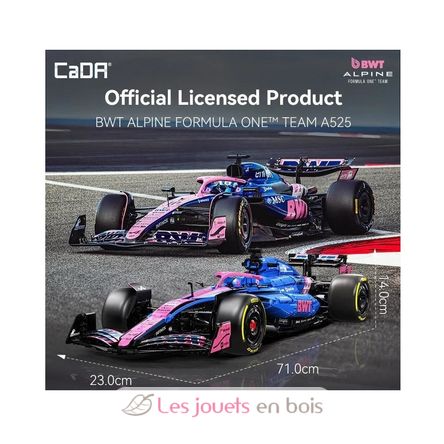 Auto BWT Alpine F1 Team A525 2173 pezzi C64012W CaDA 5