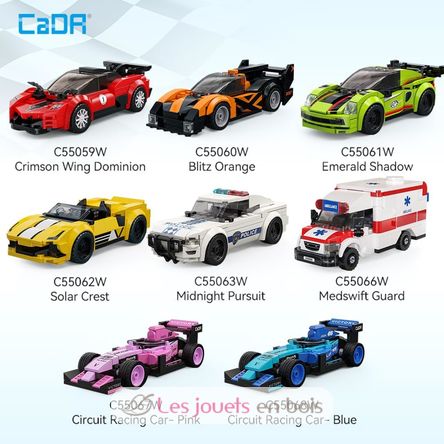8 veicoli in mattoncini da costruire C55048W CaDA 3