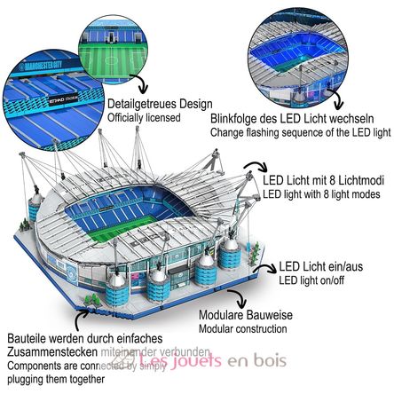 Stadio Manchester City 4473 pezzi C66022W CaDA 6