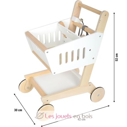 Carrello per la spesa in legno Fresh LE12836 Small Foot company 2