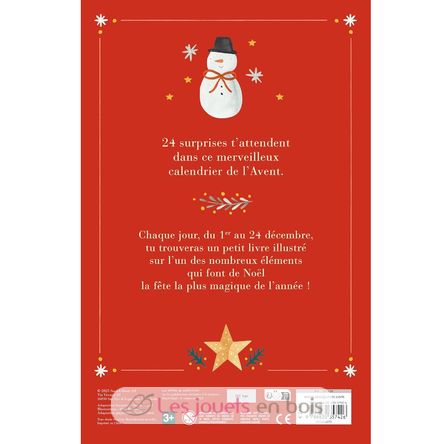 Calendario dell'Avvento 24 piccoli libri rosso SJ-5742 Sassi Junior 2