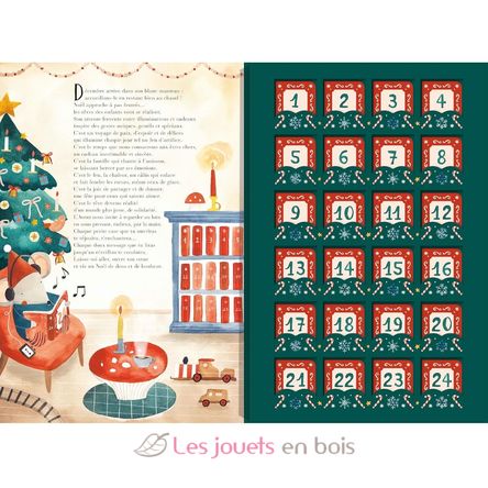 Calendario dell'Avvento 24 piccoli libri rosso SJ-5742 Sassi Junior 3