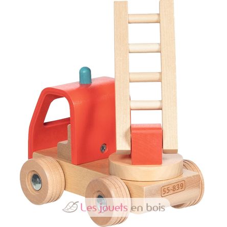 Camion pompieri con scala rosso GK55839 Goki 2