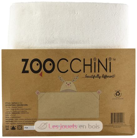 Asciugamano da bagno per bambini - lapin bella ZOO-122-001-001 Zoocchini 5