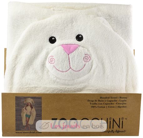 Asciugamano da bagno per bambini - lapin bella ZOO-122-001-001 Zoocchini 4