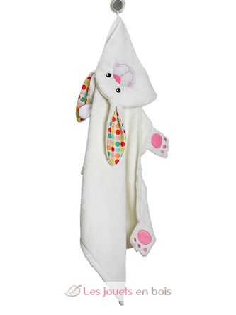 Asciugamano da bagno per bambini - lapin bella ZOO-122-001-001 Zoocchini 2