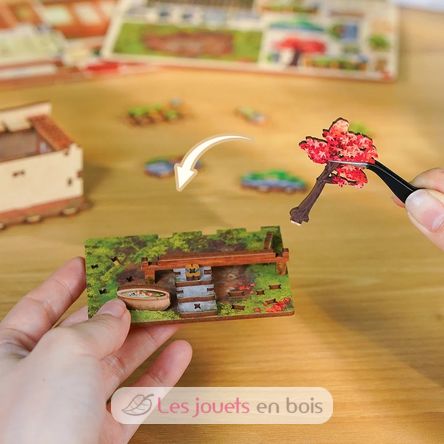 Mini Book Nook Giardino zen CT106 Cartartem 4