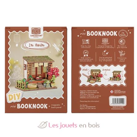 Mini Book Nook Giardino zen CT106 Cartartem 8