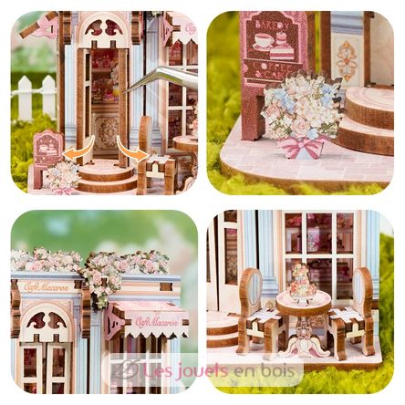Mini Book Nook Caffè Macaron CT107 Cartartem 6