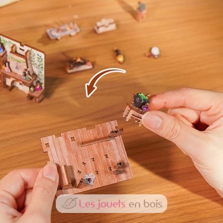 Mini Book Nook Laboratorio di alchimia CT109 Cartartem 4