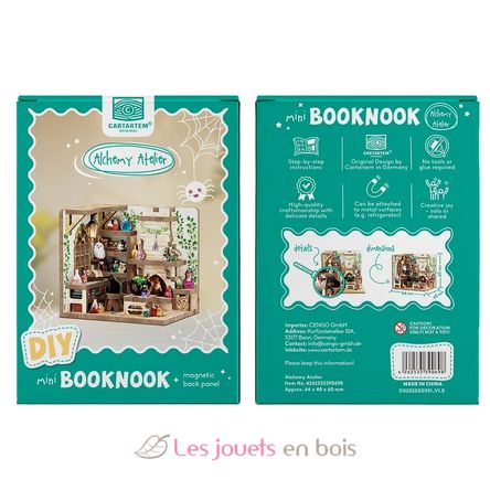 Mini Book Nook Laboratorio di alchimia CT109 Cartartem 8