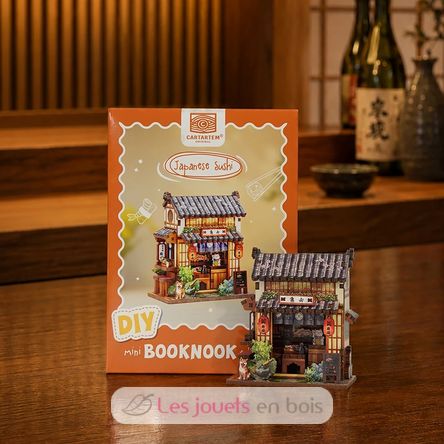 Mini Book Nook Sushi giapponese CT112 Cartartem 3