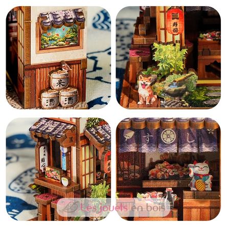 Mini Book Nook Sushi giapponese CT112 Cartartem 6