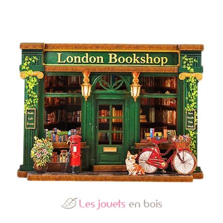 Mini Book Nook Libreria di Londra CT110 Cartartem 1