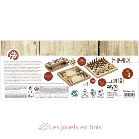 Giochi, dame e backgammon CA648 Cayro 7