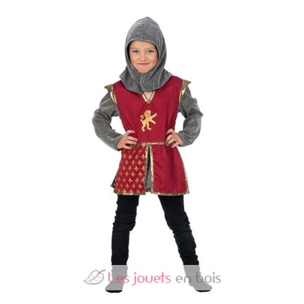 Costume Cavaliere leone rosso 116 cm CHAKS-C4667116 Chaks 1