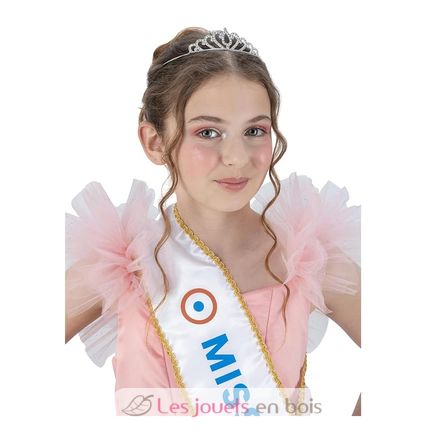 Abito rosa di Miss Francia 128 cm CHAKS-C4721128 Chaks 4